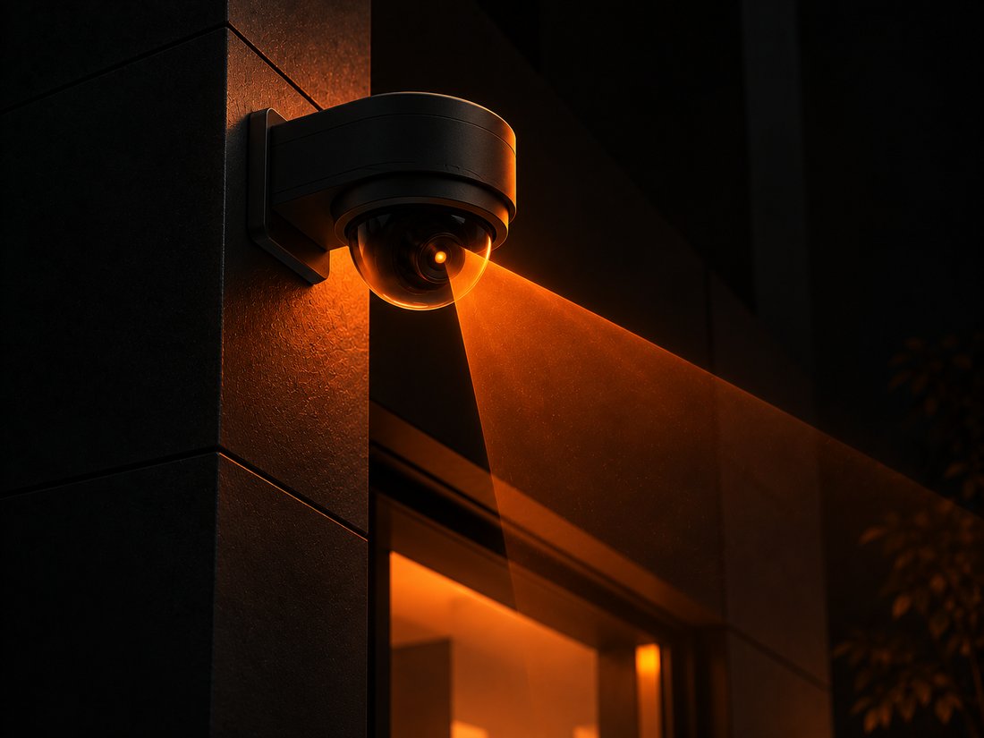A shop surveillance installation